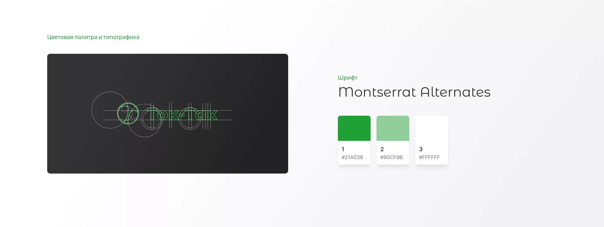 Разработка логотипа аутсорсинговой компании «Ток-Так» в Краснослободске