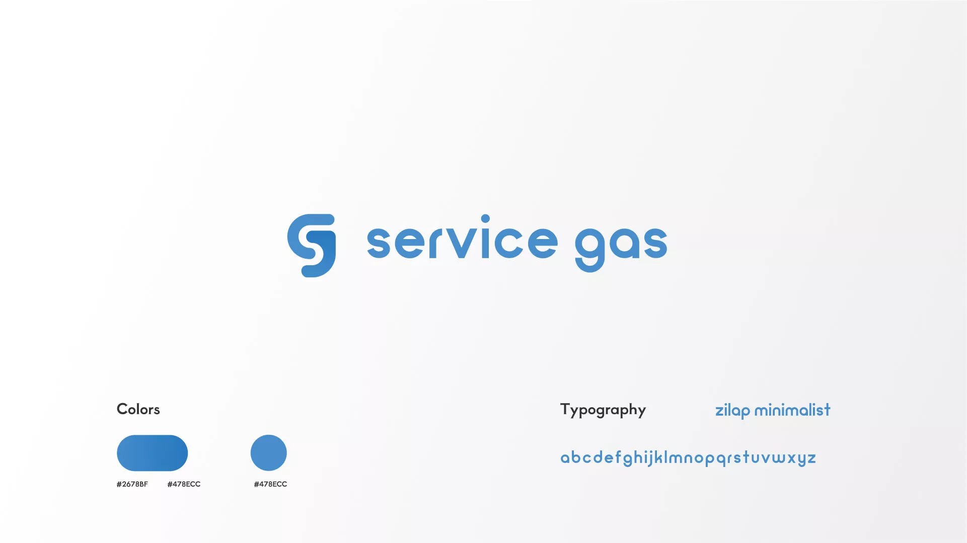 Разработка логотипа газовой компании «Сервис газ» в Краснослободске