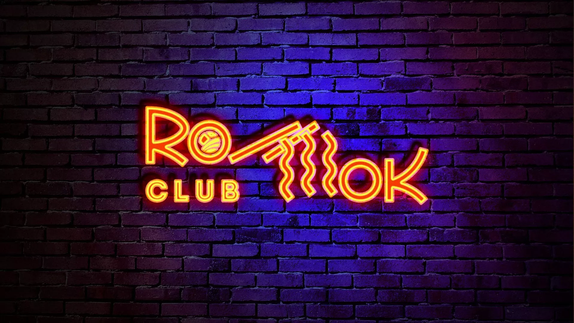 Разработка интерьерной вывески суши-бара «Roll Wok Club» в Краснослободске